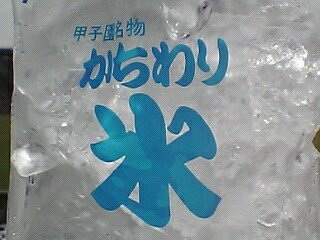 熱中症対策に甲子園名物「かちわり氷」